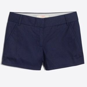 J. Crew Navy Chino Shorts size 0